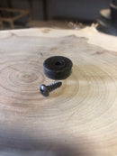 Rubber Feet Black  4pk